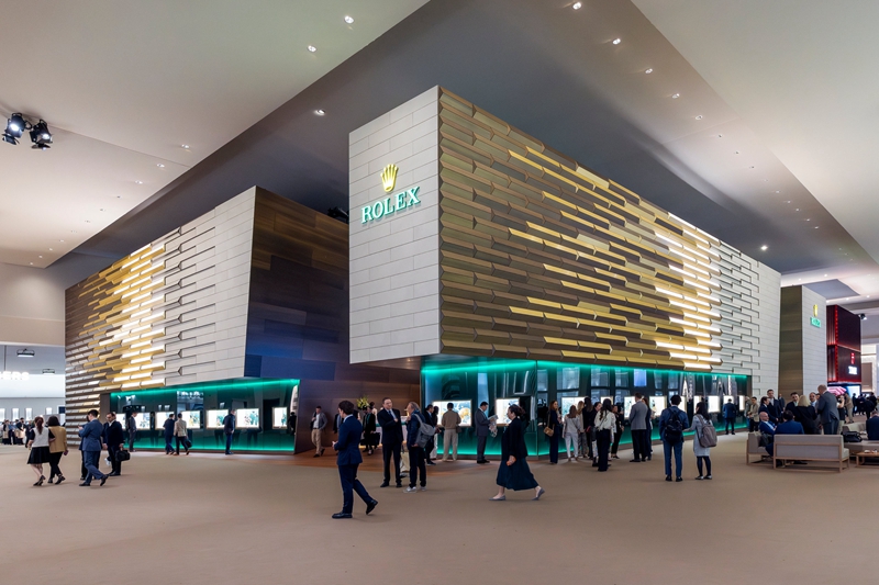 劳力士展台