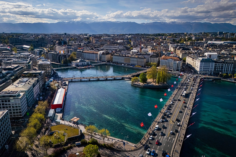 俯瞰日内瓦