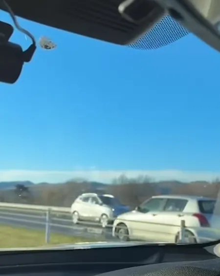 基督城高速惊魂：轿车110公里/小时逆行 逼停多车紧急变道